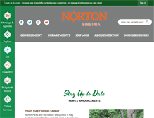 Tablet Screenshot of nortonva.org